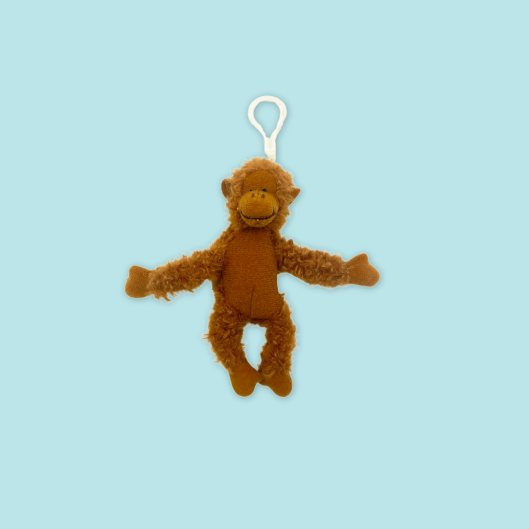 Ranger Buddies Orang Utan Plush Beanie Keychain MANDAI WILDLIFE RESERVE
