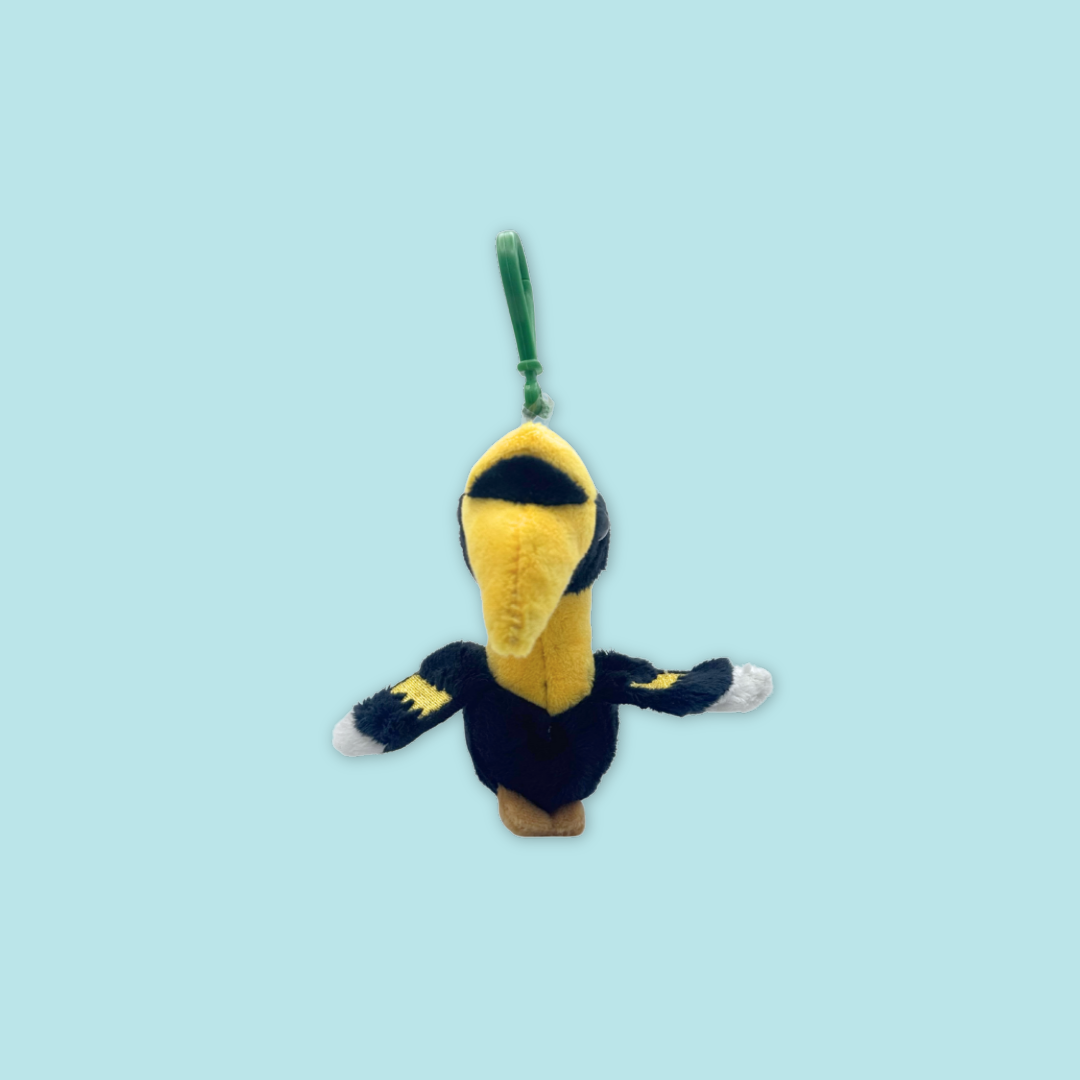 Hornbill Cockatoo Toucan Beanie Plush Keychain Exclusive to MANDAI WILDLIFE RESERVE