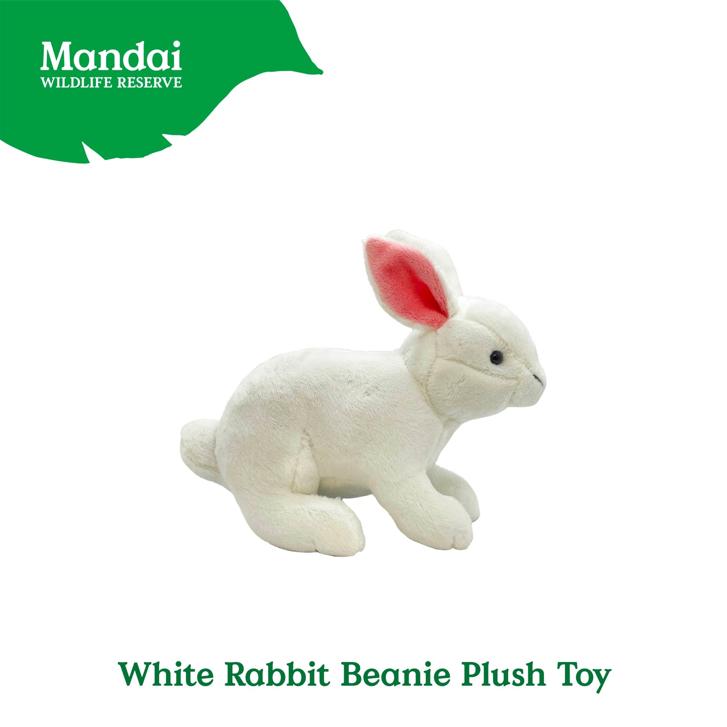 The cute and cuddly Rabbit Beanie Plush Keychain from MANDAI WILDLIFE RESERVE makes a perfect companion and keepsake