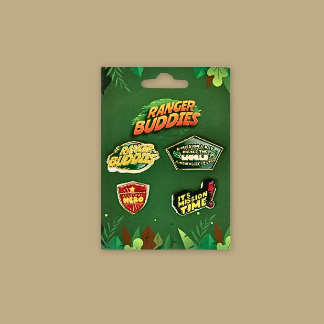 Ranger Buddies Pins Set MANDAI WILDLIFE RESERVE