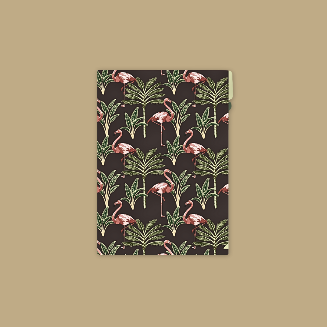 Animals Folder Graphic Printed with Document Dividing Tabs MANDAI WILDLIFE RESERVE