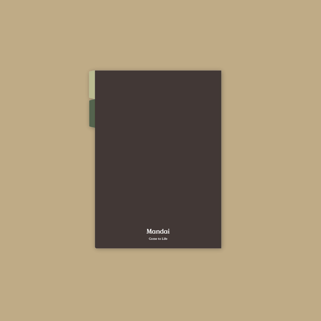 Animals Folder Graphic Printed with Document Dividing Tabs MANDAI WILDLIFE RESERVE