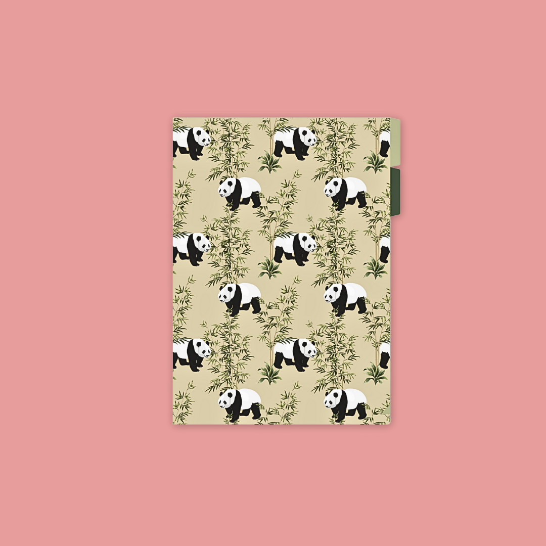 Animals Folder Graphic Printed with Document Dividing Tabs MANDAI WILDLIFE RESERVE