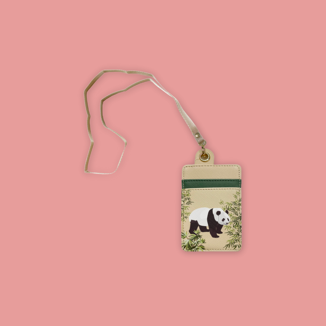 Lanyard Cardholder Soft Case Transparent with 2 Card Slots Animal Designs - MANDAI WILDLIFE RESERVE
