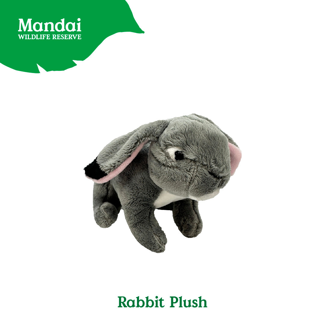 The cute and cuddly Rabbit Beanie Plush Keychain from MANDAI WILDLIFE RESERVE makes a perfect companion and keepsake