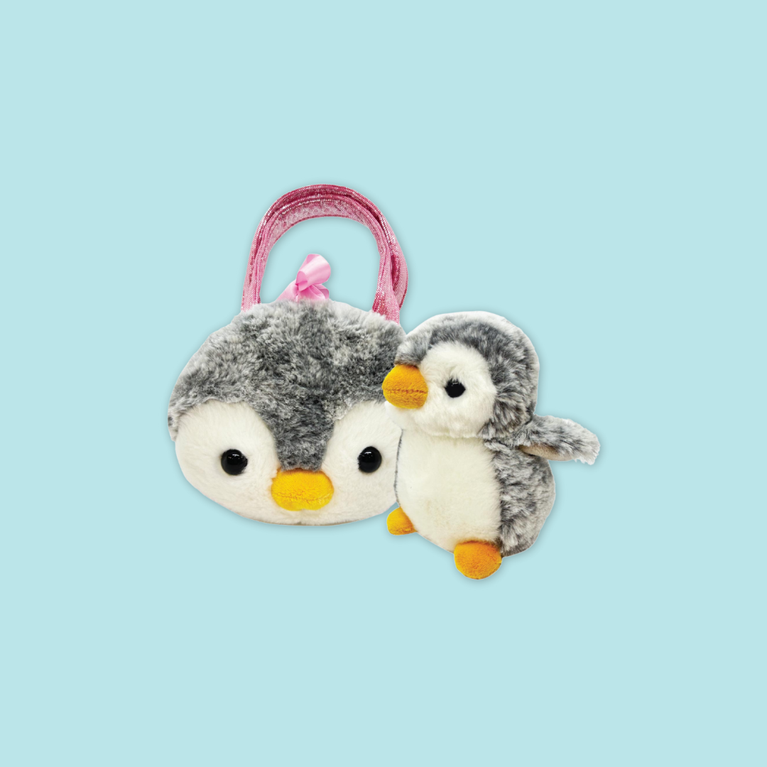 2-Piece Peacock Flamingo Parrot Toucan Penguin Fancy Pouch - MANDAI WILDLIFE RESERVE