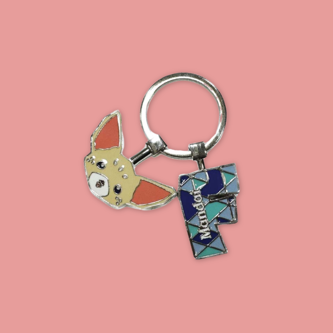 Alphabet Animal Keychain Penguin Bear Cheetah Dog Fennic Fox Giraffe Hipo Ibex Jaguar Charm MANDAI WILDLIFE RESERVE
