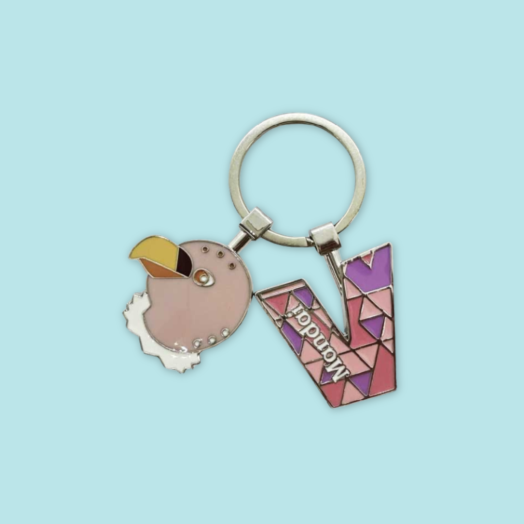 Alphabet Animal Keychain Penguin Bear Cheetah Dog Fennic Fox Giraffe Hipo Ibex Jaguar Charm MANDAI WILDLIFE RESERVE