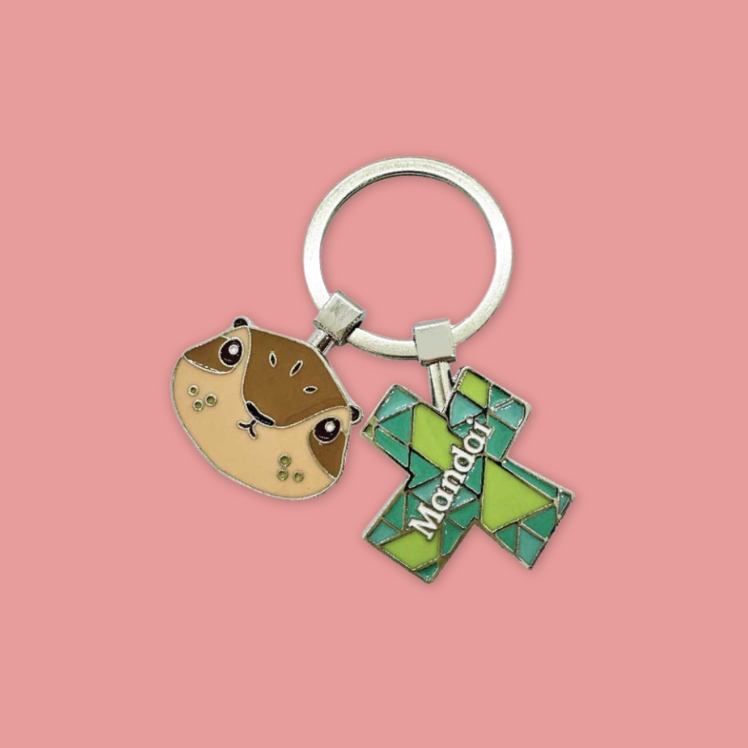 Alphabet Animal Keychain Penguin Bear Cheetah Dog Fennic Fox Giraffe Hipo Ibex Jaguar Charm MANDAI WILDLIFE RESERVE