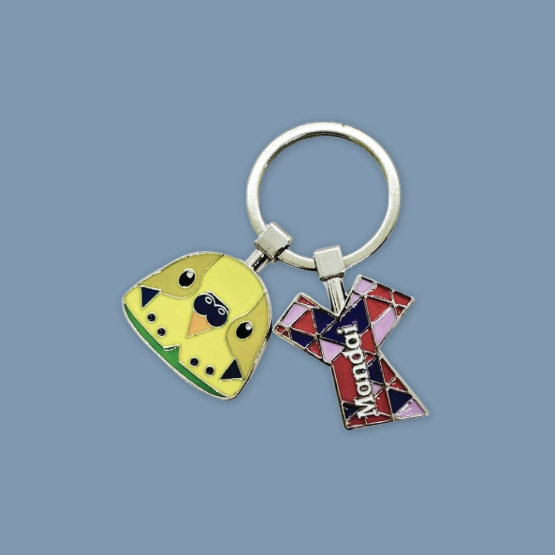 Alphabet Animal Keychain Penguin Bear Cheetah Dog Fennic Fox Giraffe Hipo Ibex Jaguar Charm MANDAI WILDLIFE RESERVE