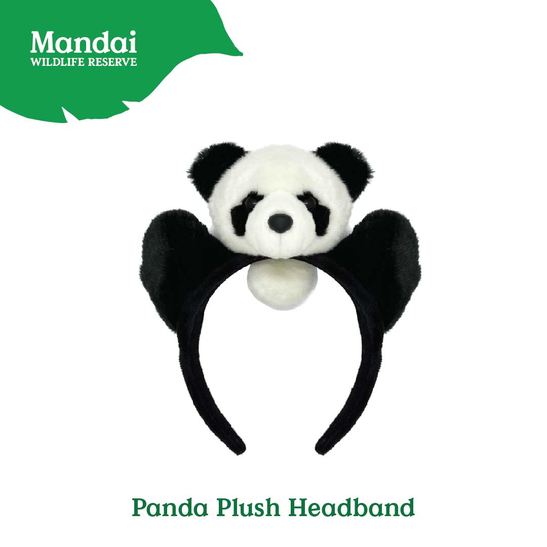 Panda Zip Pouch Headband Slingbag Backpack School Bag Cute Lovely Animal Stuffed Toy Best Seller MANDAI WILDLIFE RESERVE