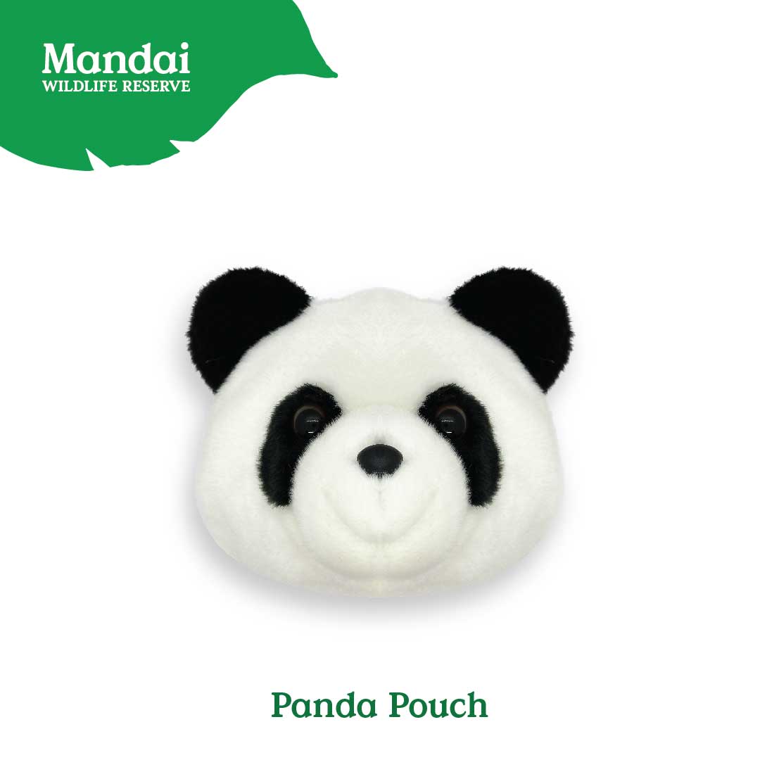 Panda Zip Pouch Headband Slingbag Backpack School Bag Cute Lovely Animal Stuffed Toy Best Seller MANDAI WILDLIFE RESERVE