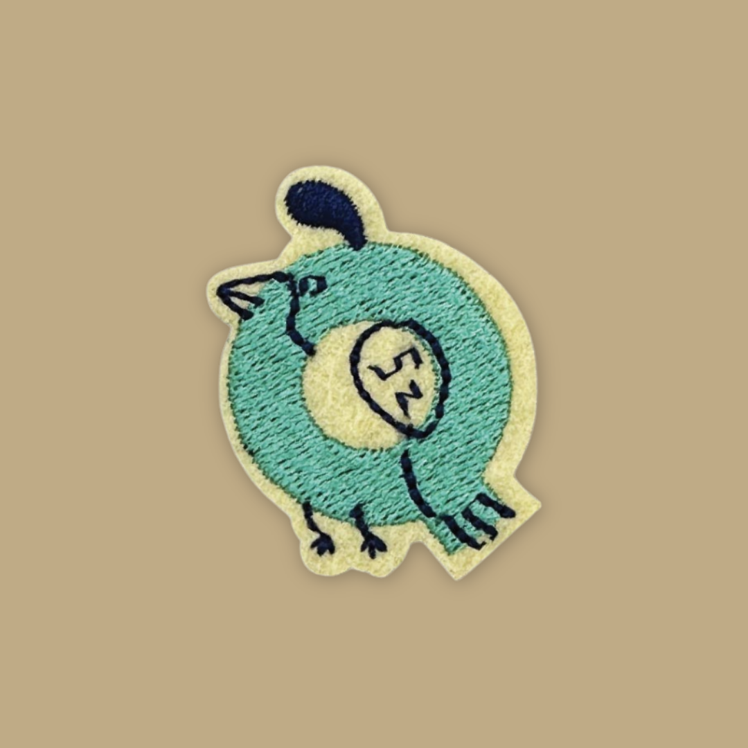26 Alphabet Animal Embross Iron on Patches Penguin Bear Cheetah - MANDAI WILDLIFE RESERVE