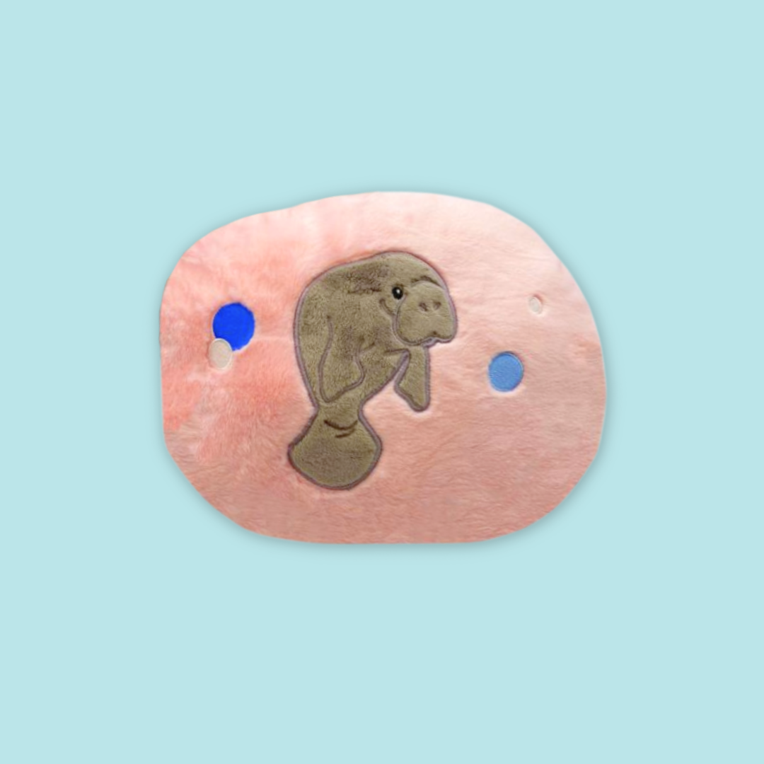 Canola Manatee Keychain Plush Pillow Stuffed with Realistic Details Cute from MANDAI WILDLIFE RESERVE