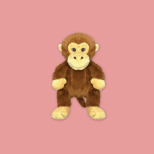 Eco Monkey Plush Backpack 14"
