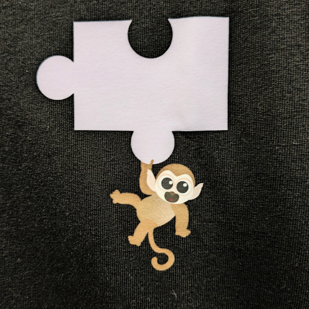 Panda and Friends Adult Panda Friend Puzzle Tshirt - MANDAI WILDIFE RESERVE