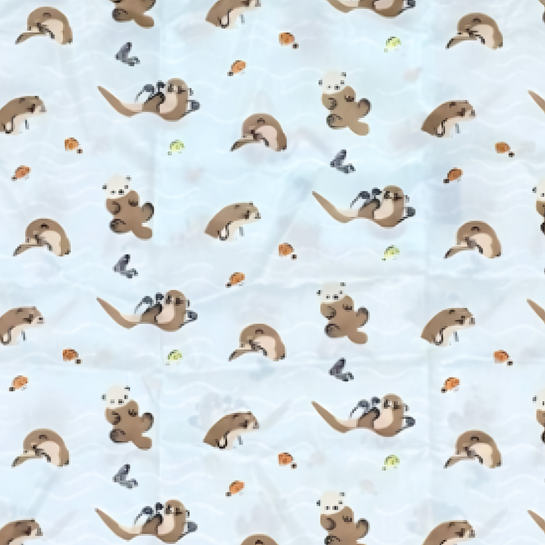 Doodle Series – Otterly Doodlelicious: Otter Folder Bag Cap & Hat MANDAI WILDLIFE RESERVE