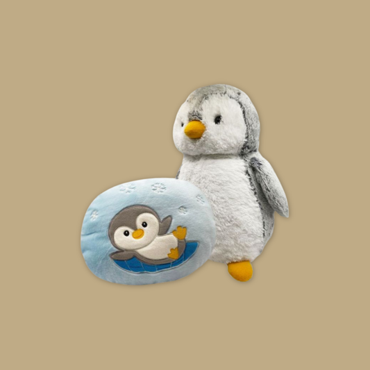 Penguin Reversible Plush Pillow