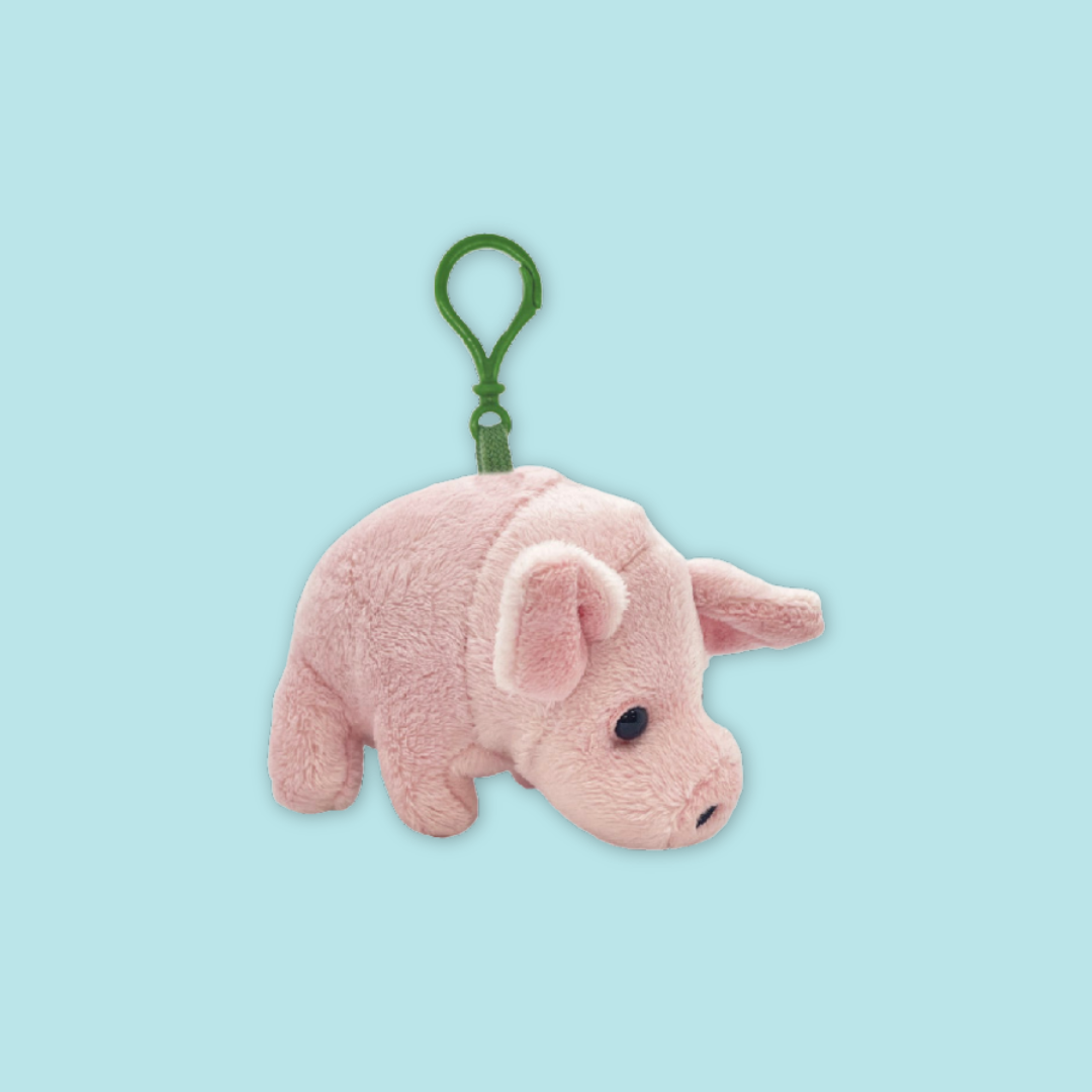 Otter Raccoon Bunny Panda Husky Bat Pig Sheep Rabbit Horse Plush Keychain - MANDAI WILDLIFE RESERVE