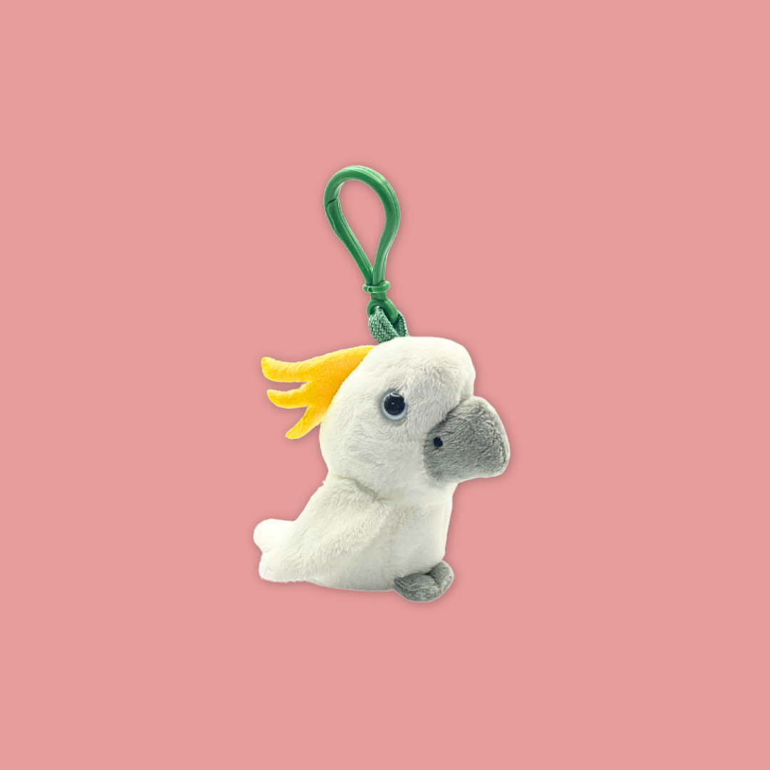 Hornbill Cockatoo Toucan Beanie Plush Keychain Exclusive to MANDAI WILDLIFE RESERVE