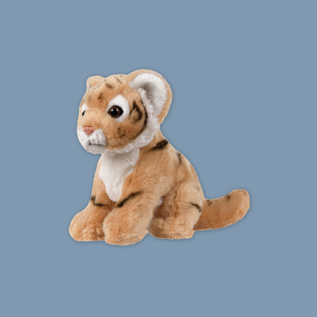 Cheetah Brown Tiger W Tiger Plush Toys Realistic Details Textures Perfect Sleeping Buddies from MANDAI WILDLIFE RESERVE