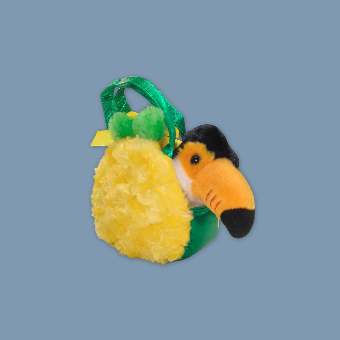 2-Piece Peacock Flamingo Parrot Toucan Penguin Fancy Pouch - MANDAI WILDLIFE RESERVE