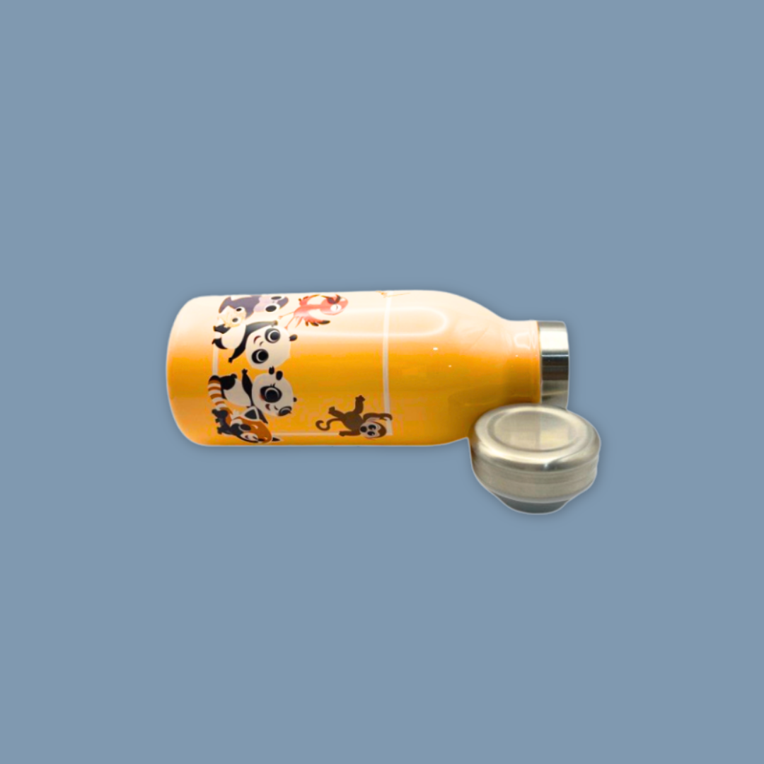 Panda & Friends Insulated Bottle and Holder MANDAI WILDLIFE RESERVE