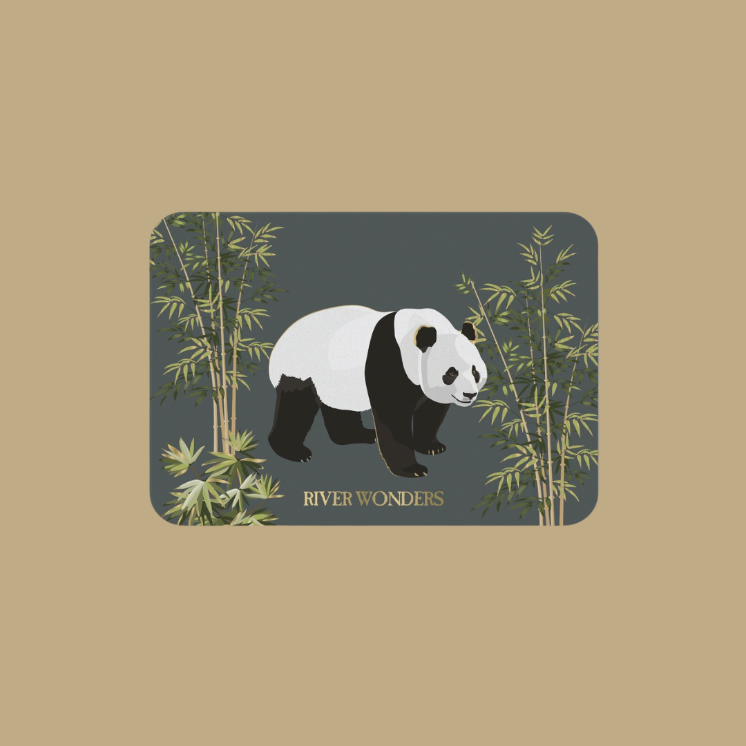 Elephant Placemat Panda White Tiger Animal MANDAI WILDLIFE RESERVE
