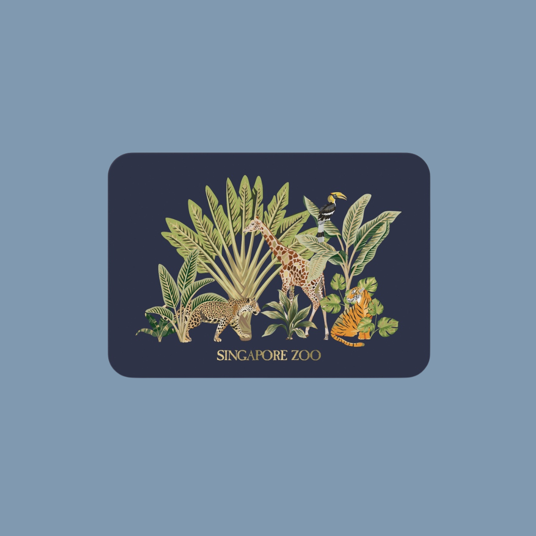 Elephant Placemat Panda White Tiger Animal MANDAI WILDLIFE RESERVE