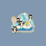 Mr Merlion & Penguin Sliding Magnet
