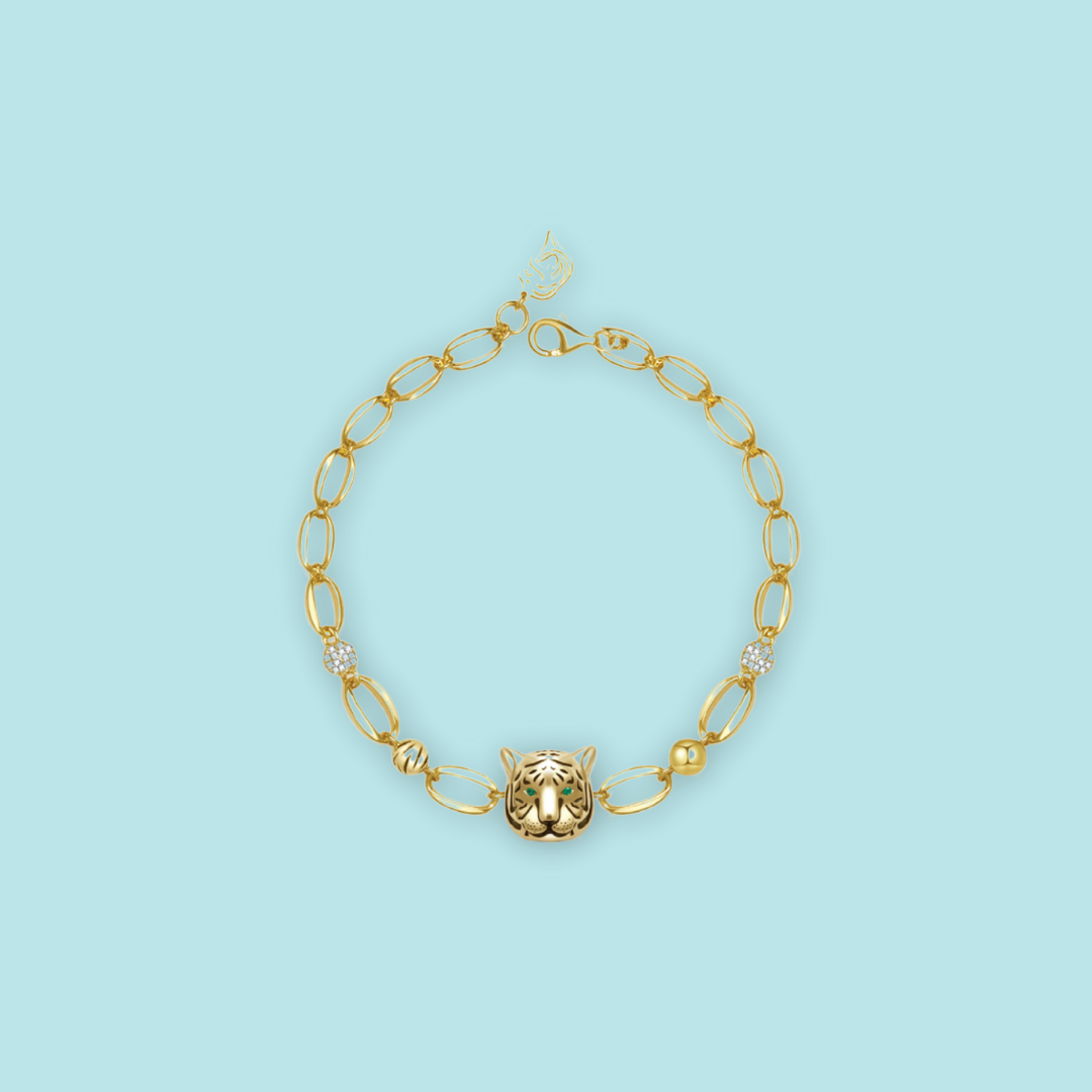 Pearly Lustre Malayan Tiger Necklace Bracelet Chain Singapore Fashion Council - MANDAI WILDLIFE RESERVE