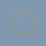 Perly Lustre Tiger Chain Necklace