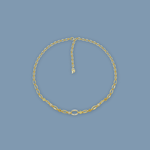 Pearly Lustre Tiger Chain Necklace