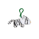 White Tiger Plush Keychain