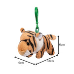 Tiger Plush Keychain