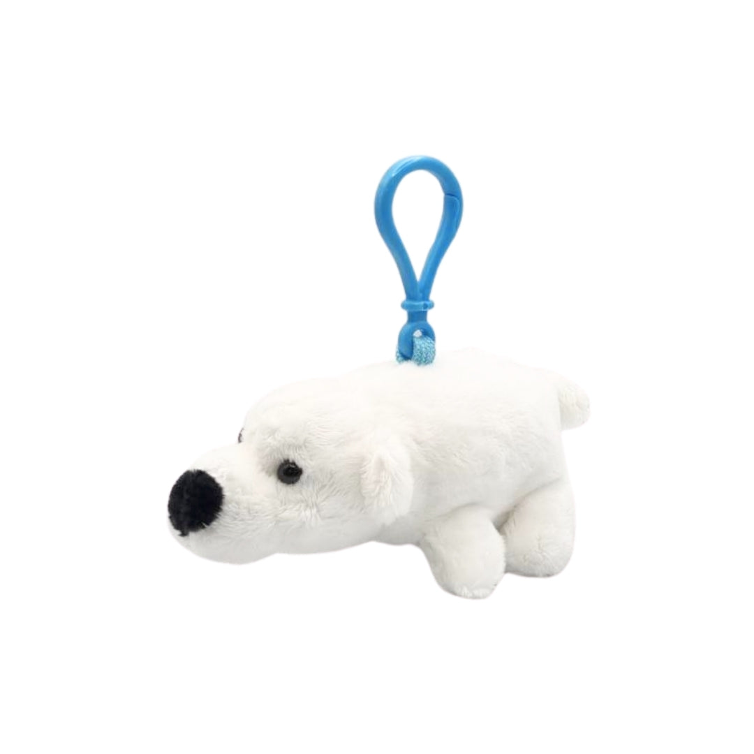 Polar Bear Inuka Plush Keychain