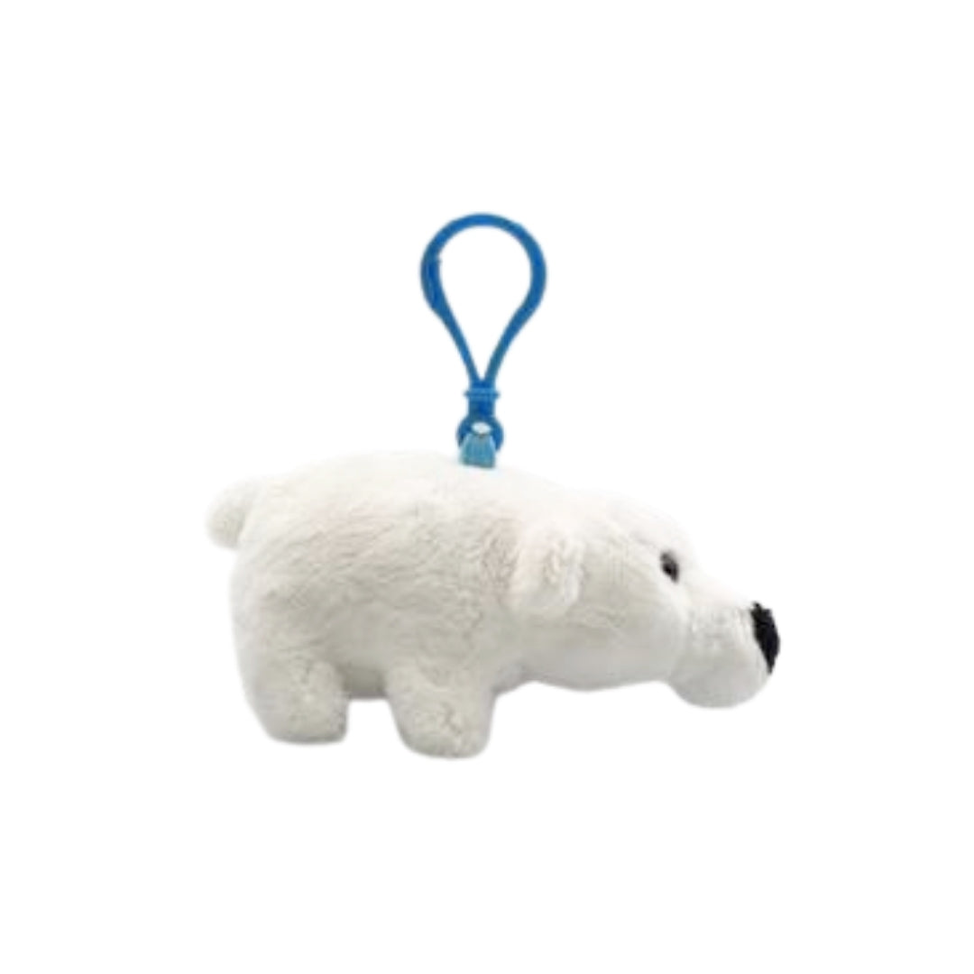 Polar Bear Inuka Plush Keychain