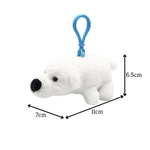 Polar Bear Inuka Plush Keychain