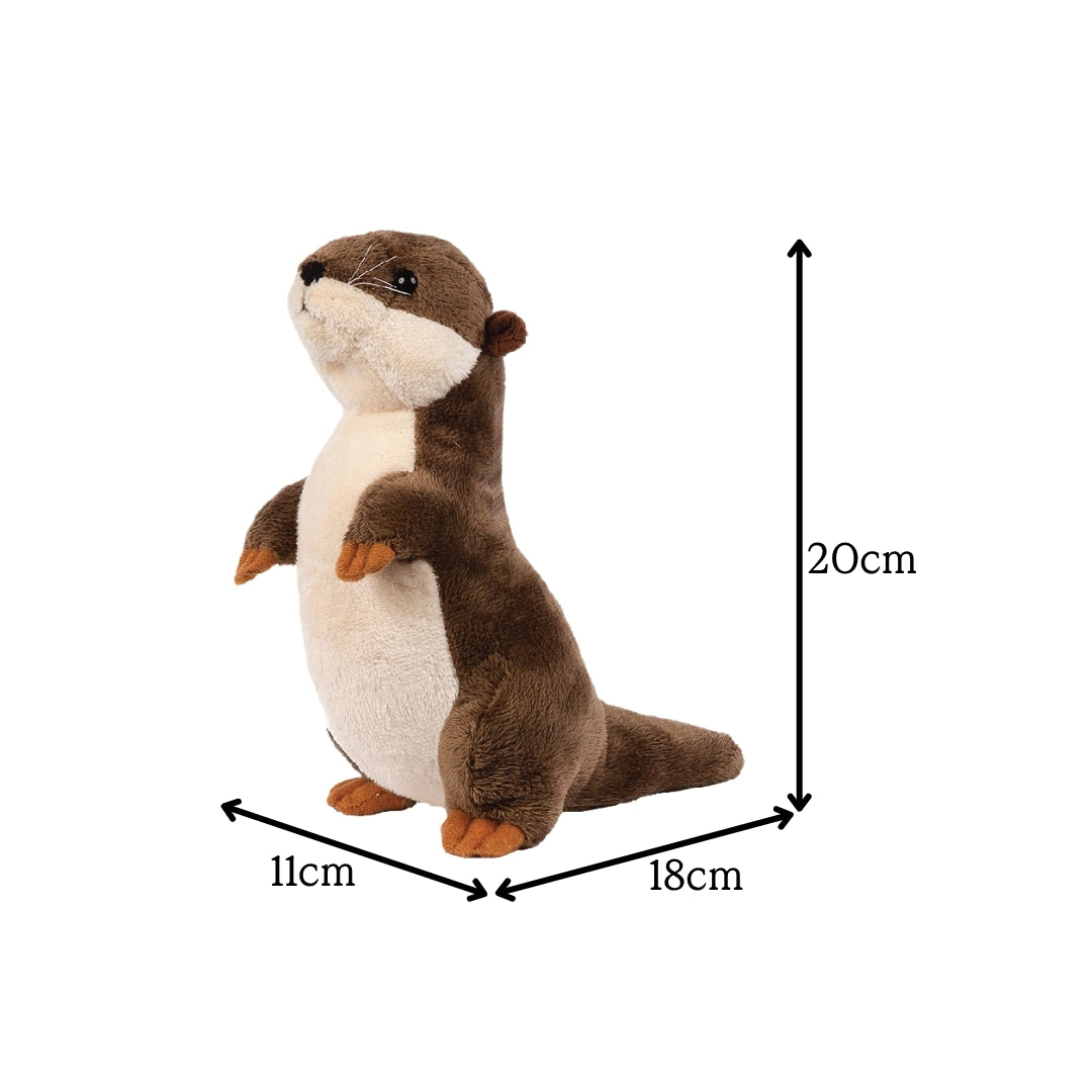 Asian Clawed Otter Plush 8.5"
