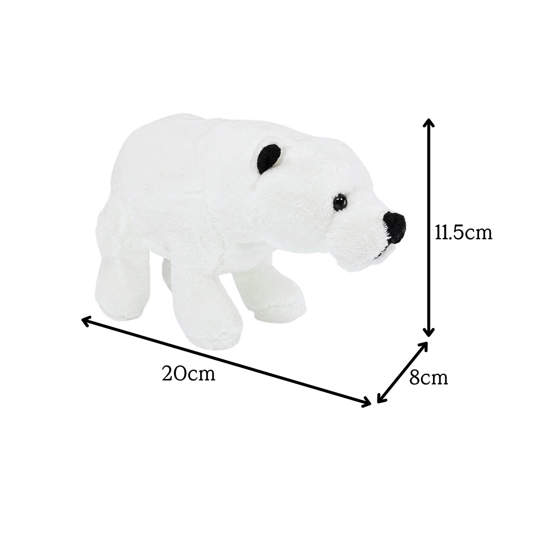 Polar Bear Beanie Plush 8"