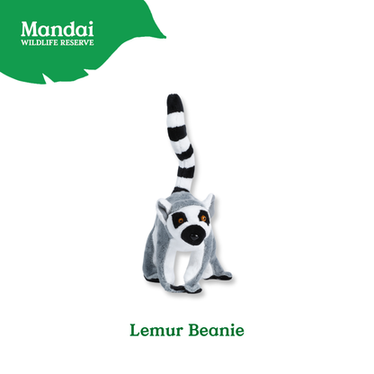 Mandrill Lemur Chimpanzee Velvet Monkey Plush Beanies Exclusive Collection from MANDAI WILDLIFE RESERVE