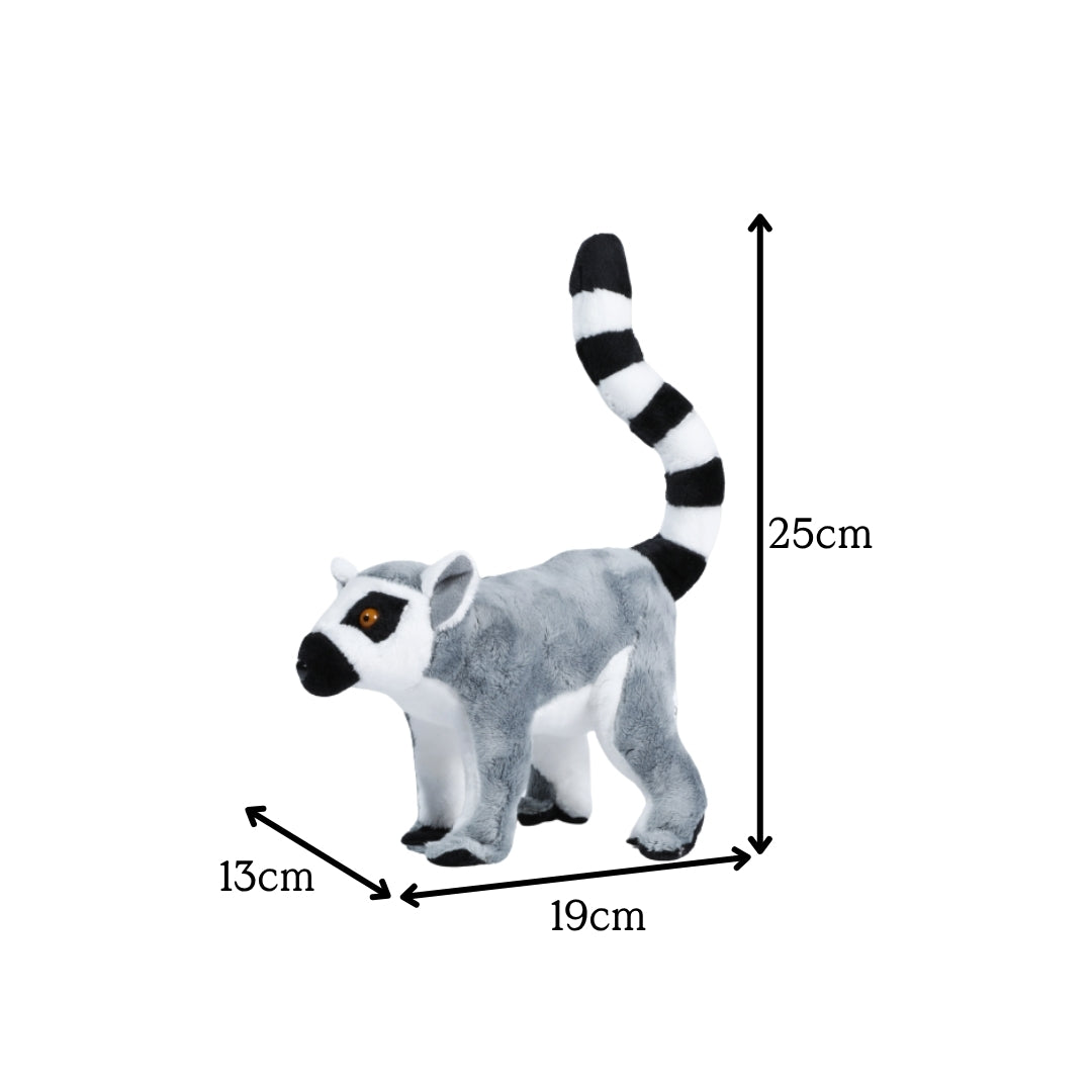 Lemur Beanie Plush 8"