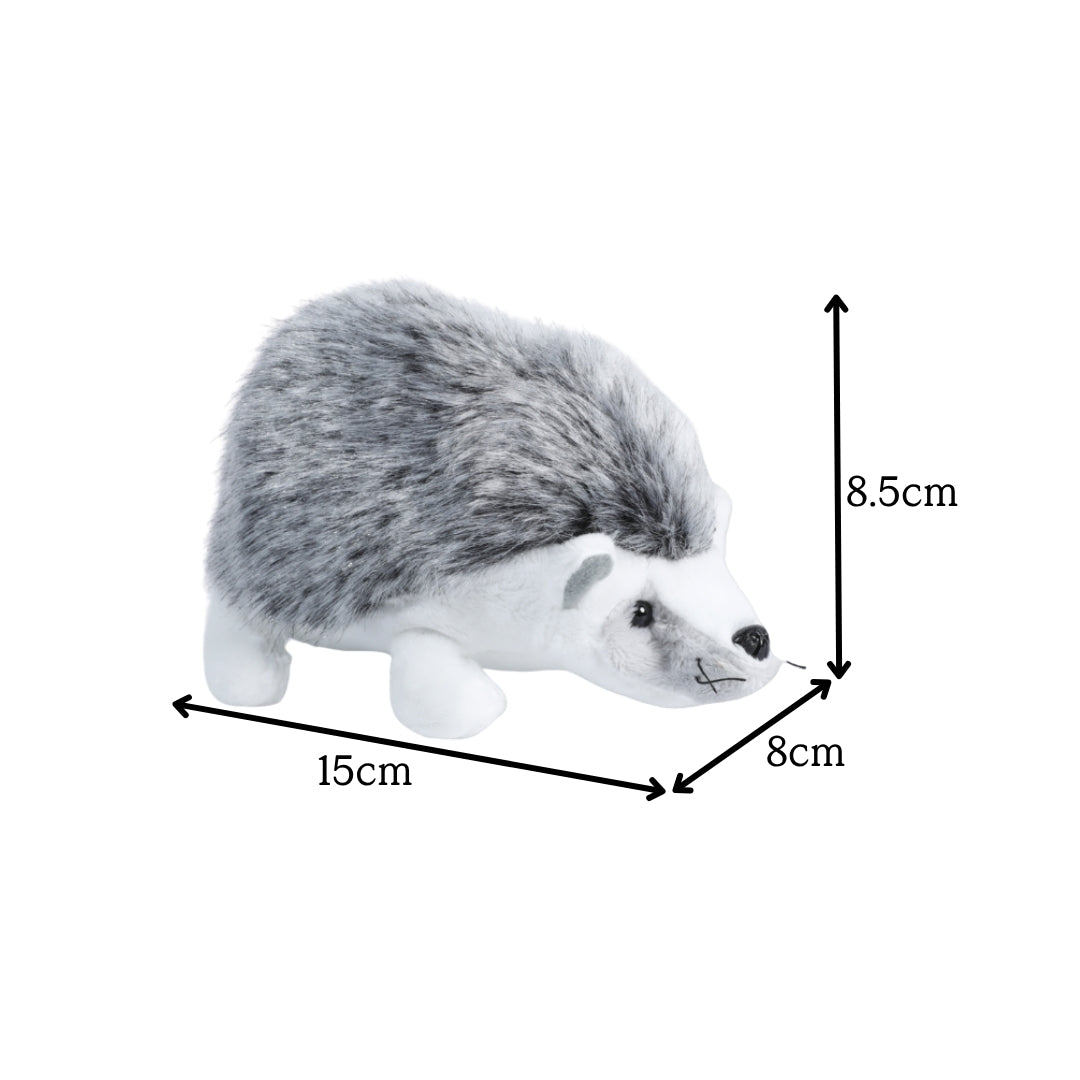 White Hedgehogs Beanie Plush 8"