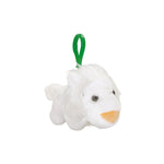 White Lion Plush Keychain