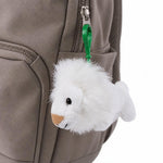 White Lion Plush Keychain