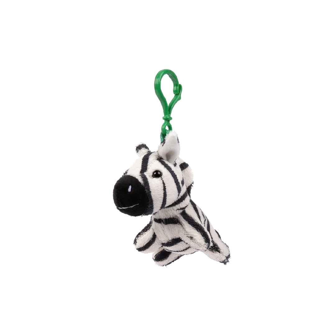 Zebra Plush Keychain