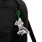 Zebra Plush Keychain