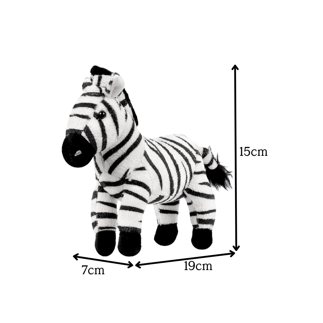 Zebra Beanie Plush