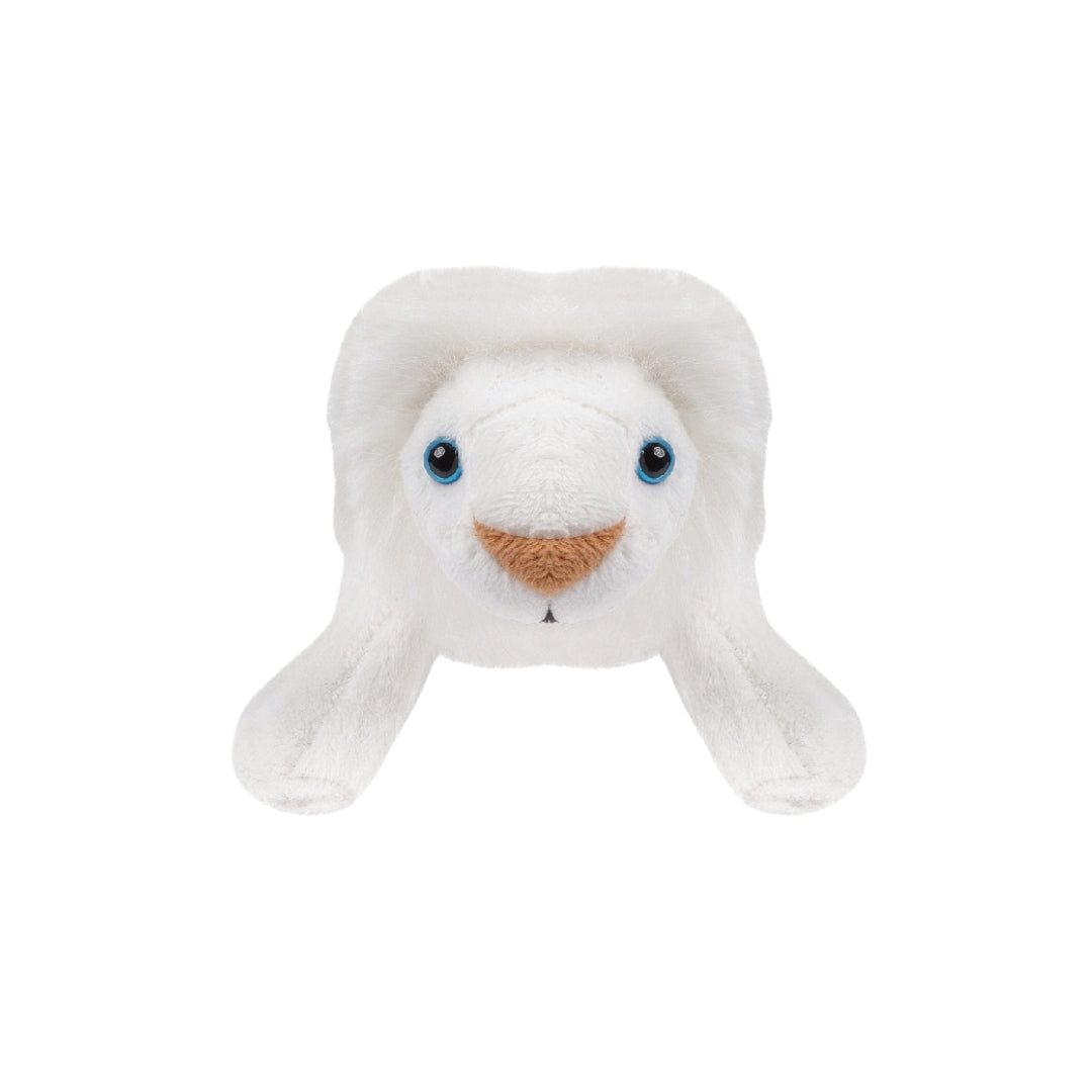 White Lion Beanie Plush