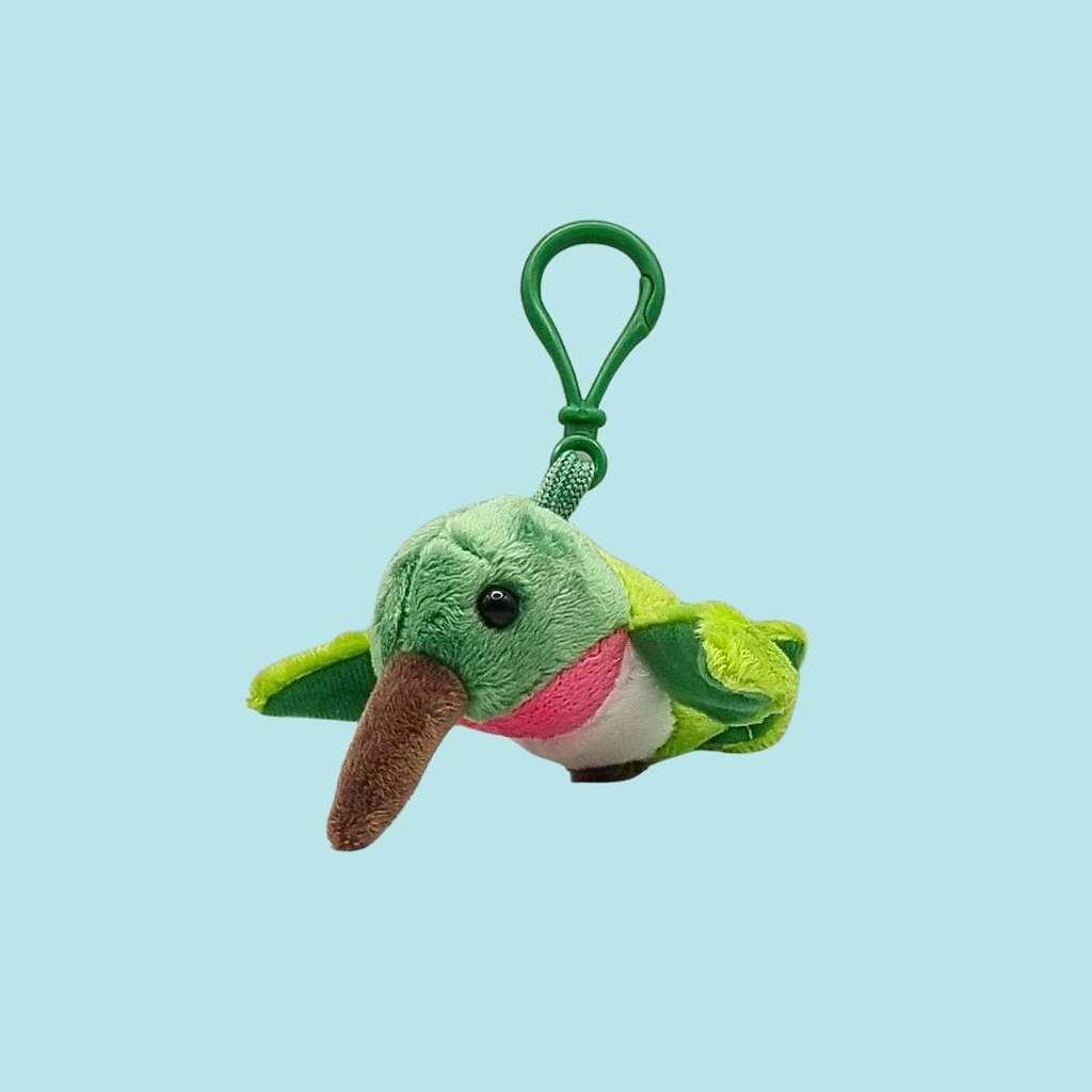 Hummingbird Plush Keychain